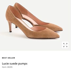 J.Crew Lucie suede pumps sz 9.5 like new $220